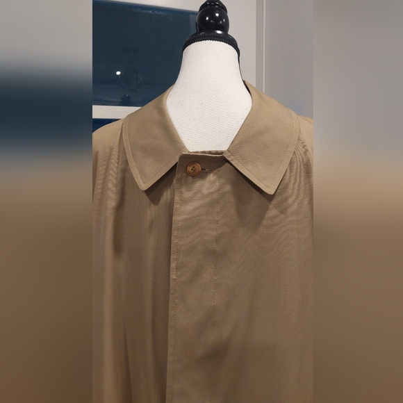 LONDON TOWNE , MENS Classic Beige Trench Coat - Picture 2 of 13